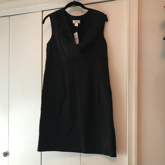 NWT, Loft Black Dress, Size 8! - Picture 1 of 3